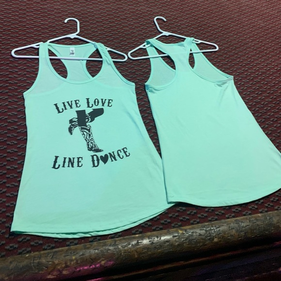 Mint green Racerback Tank Top - Picture 3 of 5